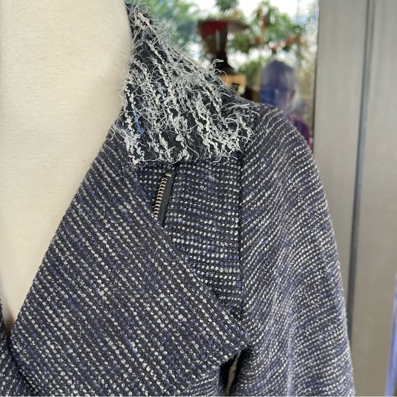 SACRED THREADS ~ Fantastic Pattern-Blocked Jacket w/Floral Detail at Hem ~Medium - Picture 3 of 7